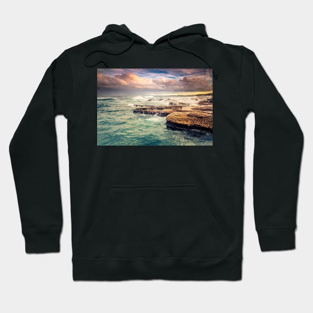 Epic sky over seascape Hoodie by dags